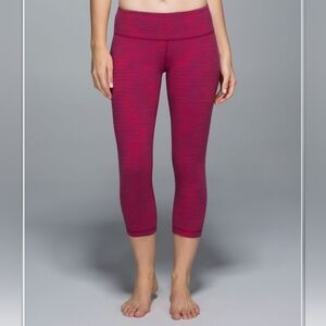 Lululemon Wunder Under Crop II SZ 10